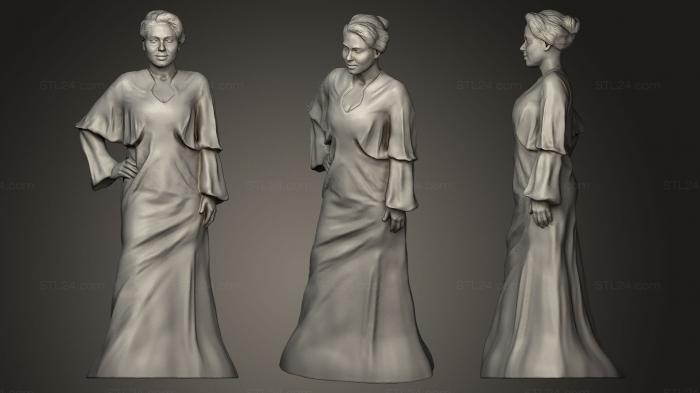 Statues of famous people (Adele, STKC_0126) 3D models for cnc